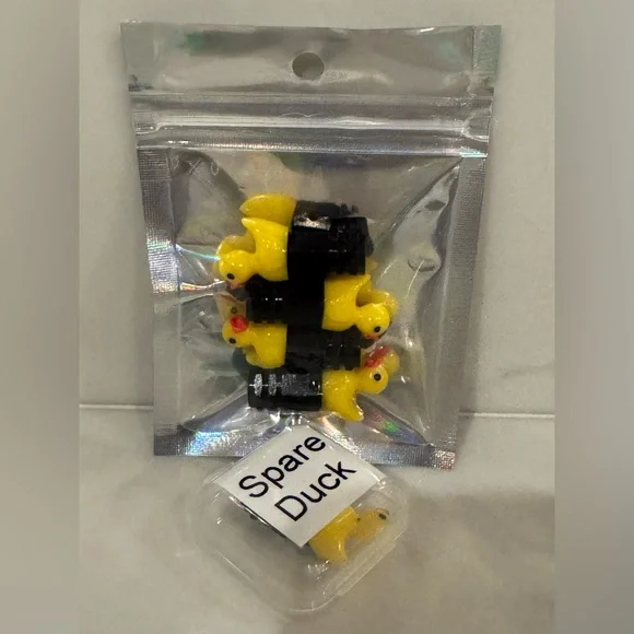 Duck Valve Stem Caps for Car, Bicycle, Motorcycle | Duck Tire Caps Set of 5 - Picture 2 of 8